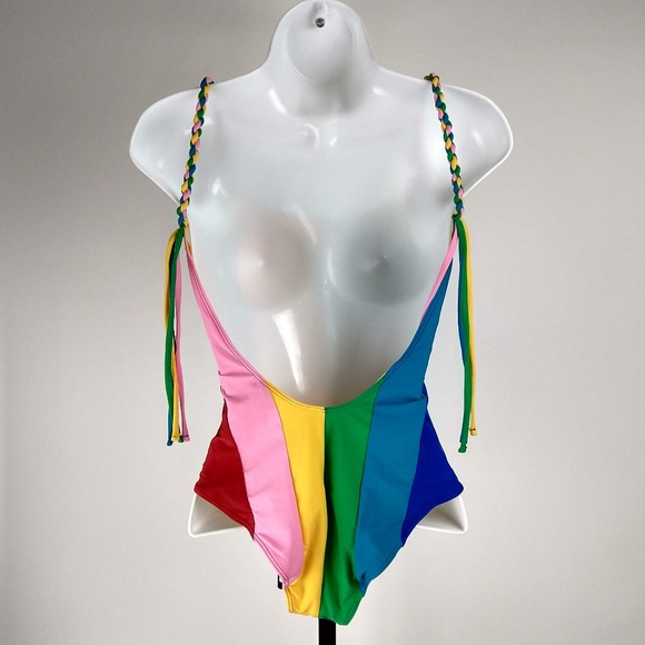 Paper London small rainbow one-piece swimsuit - Picture 3 of 8
